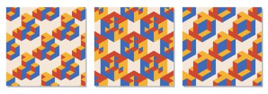 Soyut geometrik yaratıcı sanatsal kompozisyona sahip, modaya uygun, minimalist, pürüzsüz modeller. Eski model iç tasarım, duvar kağıdı, minimal arkaplan, vektör illüstrasyonu için ideal.