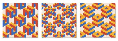 Soyut geometrik yaratıcı sanatsal kompozisyona sahip, modaya uygun, minimalist, pürüzsüz modeller. Eski model iç tasarım, duvar kağıdı, minimal arkaplan, vektör illüstrasyonu için ideal.