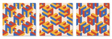 Soyut geometrik yaratıcı sanatsal kompozisyona sahip, modaya uygun, minimalist, pürüzsüz modeller. Eski model iç tasarım, duvar kağıdı, minimal arkaplan, vektör illüstrasyonu için ideal.