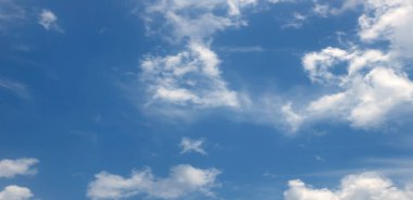 blue sky nature background high angle