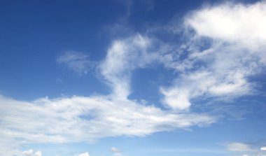 Bulutlar mavi gökyüzü Yüksek açılı hava arkaplanı