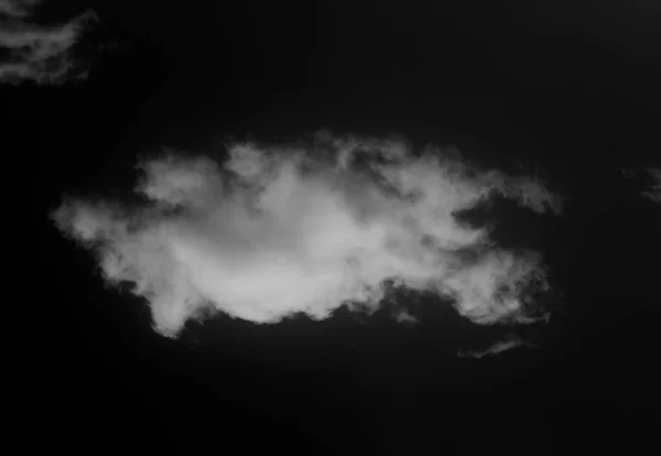 Abstract Fog Smoke Isolated Black Background — Photo