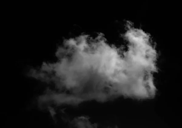 Absztrakt Köd Vagy Füst Hatása Fekete Háttér Fehér Füst — Stock Fotó