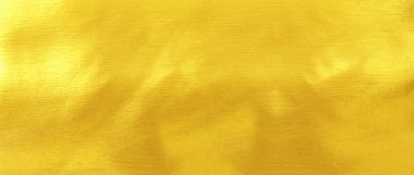 Parlak sarı yaprak altın folyo dokusu arka plan