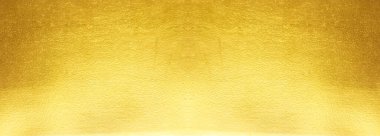 Parlak sarı yaprak altın folyo dokusu arka plan