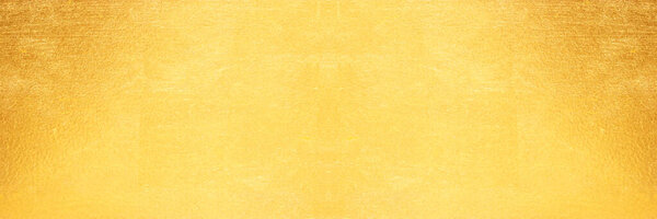 Shiny yellow leaf gold foil texture background