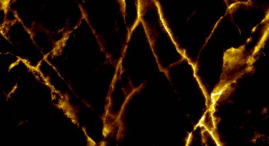 Sarı damarlı siyah mermer arkaplan