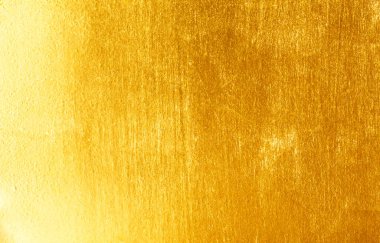 Parlak sarı yaprak altın folyo dokusu arka plan