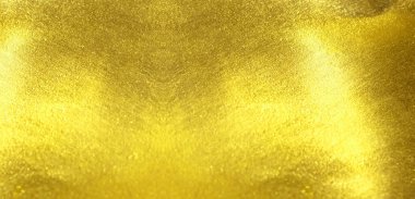 Parlak sarı yaprak altın folyo dokusu arka plan