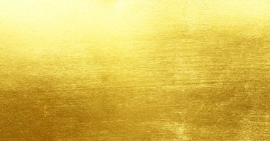 Parlak sarı yaprak altın folyo dokusu arka plan
