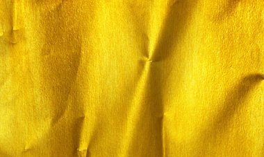 Altın duvar dokusu arkaplan Sarı parlak altın folyo boya duvarda