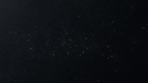 Voando Através Cosmos Nesta Animação Tecendo Estrelas Passadas Através Dos — Vídeo de Stock