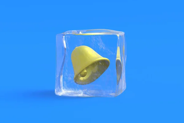 Дзвін Кубику Льоду Ілюстрація — стокове фото