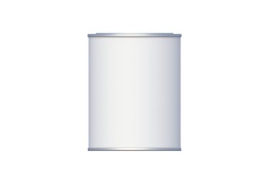 Paint can isolated on white background. 3d render