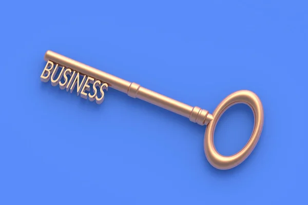 Word Business Key Rendering — Stock Photo, Image
