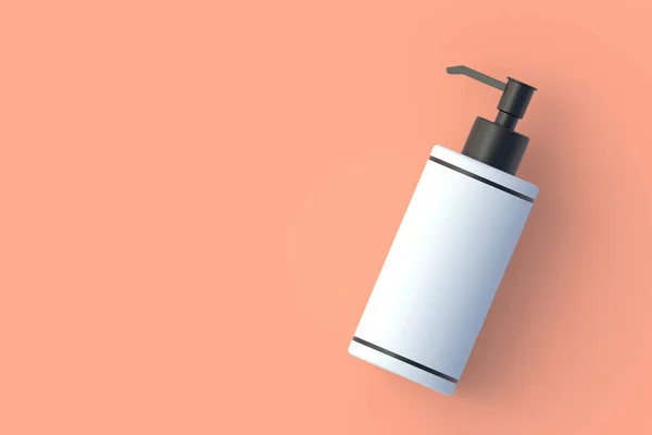 Bottiglia Sapone Liquido Pompa Erogazione Antisettico Accessori Cosmetici Imballaggio Shampoo — Foto Stock
