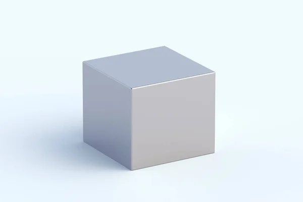 Magnete Neodimio Sfondo Bianco Rendering — Foto Stock