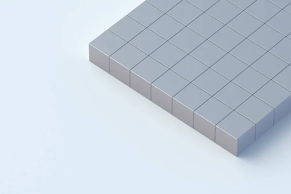 Neodymium Magnets White Background Copy Space Render — Stock Photo, Image