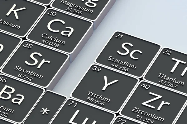 Periodic Table Elements Scientific Development Chemical Symbols Science Education Chemistry — Stock Photo, Image