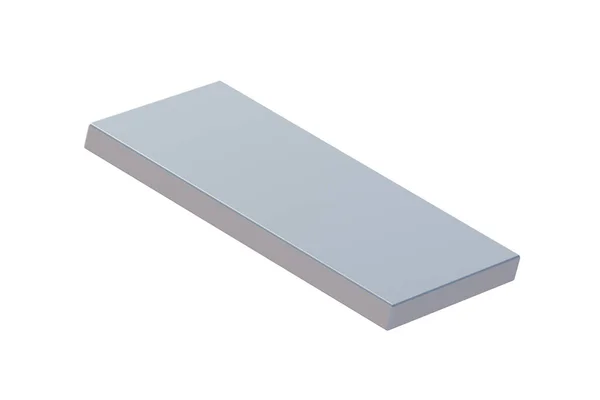 Neodymium Magnet Isolated White Background Render — Stock Photo, Image