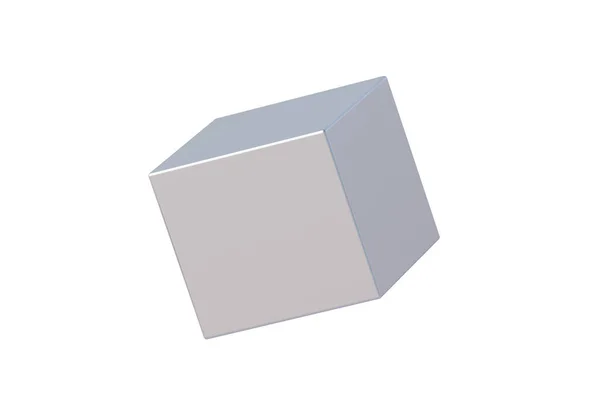 Magnete Neodimio Isolato Fondo Bianco Rendering — Foto Stock