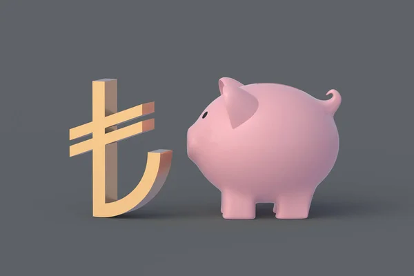 Paying Taxes Dollar Symbol Piggy Bank Budget Concept Big Cashback — Stock Photo, Image
