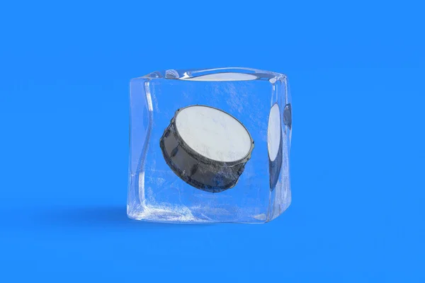 Барабан Кубі Льоду Ілюстрація — стокове фото