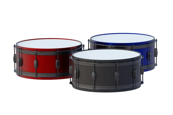 Modern Drum Isolated White Background Render — Stock Photo, Image