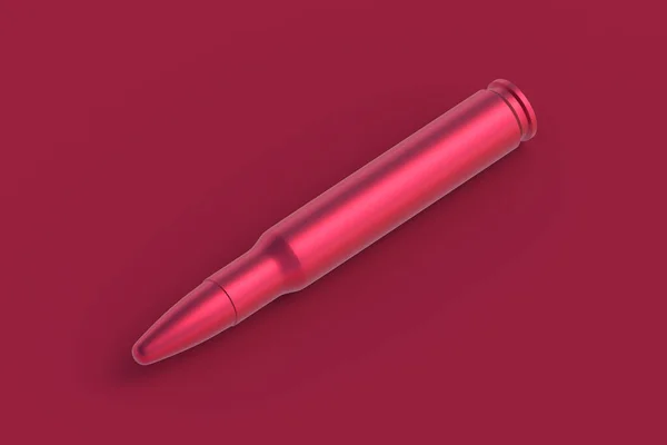 Kugel Aus Magenta Auf Rotem Hintergrund Farbe Des Jahres 2023 — Stockfoto