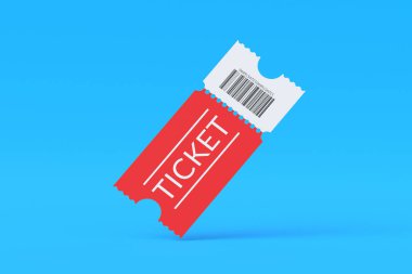 Sinema, tiyatro, gösteri ve diğer gösteriler için bilet düşüşü. 3d hazırlayıcı