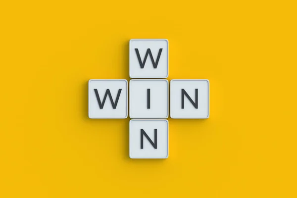 Vinn Win Situation Koncept Framgångsrik Affärsstrategi Lyckad Uppgörelse Perfekt Tillfälle — Stockfoto