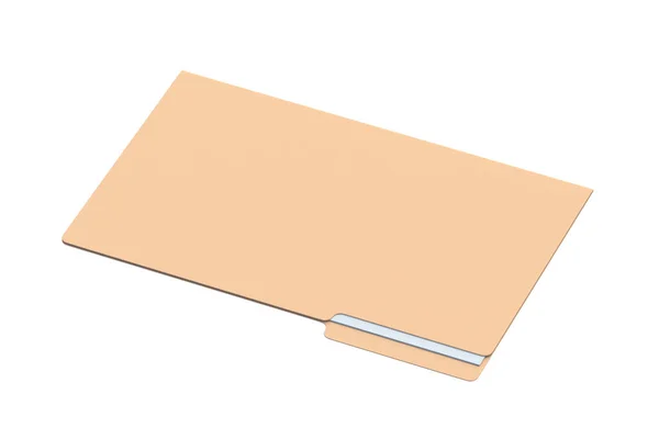 Paper Folder Document Isolated White Background Render — Stock Photo, Image