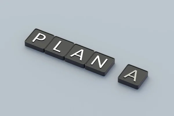 Inscription Plan Buttons Business Concept Basic Strategy Main Direction Development — Stock Photo, Image