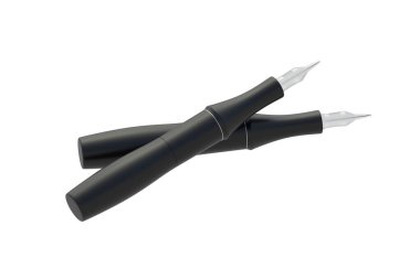 Beyaz arka planda izole edilmiş iki kalıcı makyaj makinesi. Dövme aleti. 3d hazırlayıcı