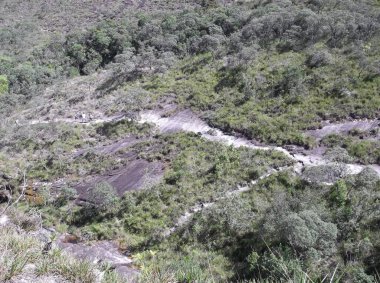 Dağların güzel manzarası