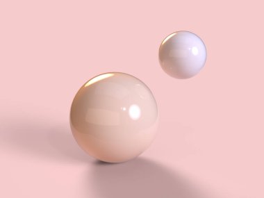 A background with elegant beautiful 3d spheres. Good for any project.