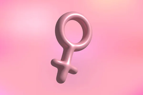 Ein Realistisches Venuszeichen Weibliches Konzept Gut Für Jedes Projekt — Stockfoto