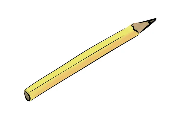 Prosty Ręcznie Rysowany Ołówek Dobre Dla Każdego Projektu — Zdjęcie stockowe