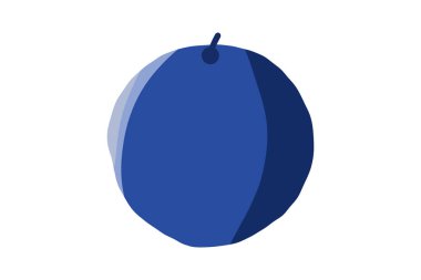 Yabanmersininin basit bir çizimi. Her proje için iyidir..