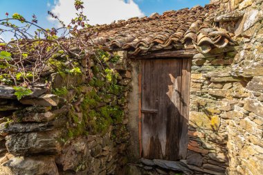 View of the Houses in Figueira one of the 27 Schist villages in Portugal, that were been partially or fully recovered in order to maintain the traditions and memories of the pass.