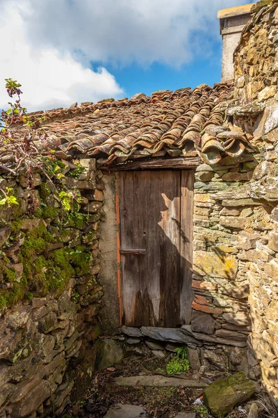 View of the Houses in Figueira one of the 27 Schist villages in Portugal, that were been partially or fully recovered in order to maintain the traditions and memories of the pass.
