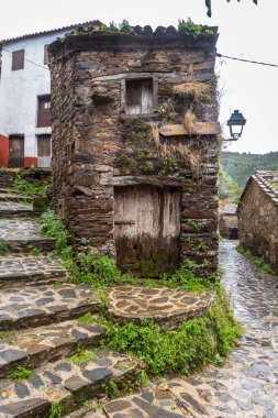View of the Streets of Talasnal on of the 27 Schist villages in Portugal, that were been partially or fully recovered in order to maintain the traditions and memories of the pass.