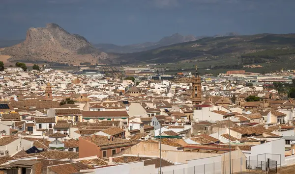 Torcal Antequera 노출은 지형으로 알려져 있으며 스페인 라가의 시에라델 위치한 — 스톡 사진