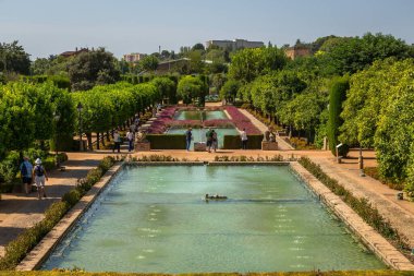 Alcazar de los Reyes Cristianos Bahçeleri, Alcazar Andalusi ve Müzesi, Cordoba, İspanya