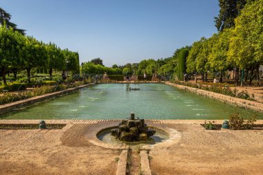 Alcazar de los Reyes Cristianos Bahçeleri, Alcazar Andalusi ve Müzesi, Cordoba, İspanya
