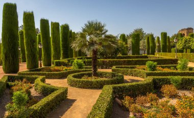 Alcazar de los Reyes Cristianos Bahçeleri, Alcazar Andalusi ve Müzesi, Cordoba, İspanya