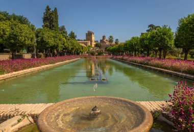 Alcazar de los Reyes Cristianos Bahçeleri, Alcazar Andalusi ve Müzesi, Cordoba, İspanya