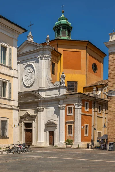 Exposición Vertical Chiesa Santa Maria Del Suffragio Desde Piazza Del — Foto de Stock