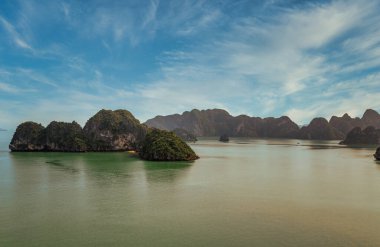 Bu güzel Doğal Mucize 'nin yatay manzarası. UNESCO 'nun 1994 yılından bu yana Dünya Mirası Bölgesi çok çeşitli biyolojik çeşitliliğe sahip.