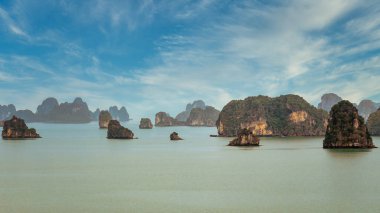 Bu güzel Doğal Mucize 'nin yatay manzarası. UNESCO 'nun 1994 yılından bu yana Dünya Mirası Bölgesi çok çeşitli biyolojik çeşitliliğe sahip.